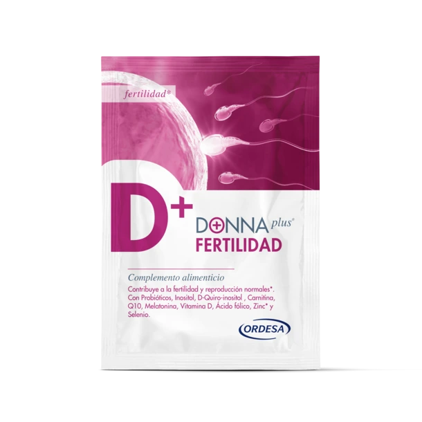 Donna Plus Fertilidad: detalle del sobre.